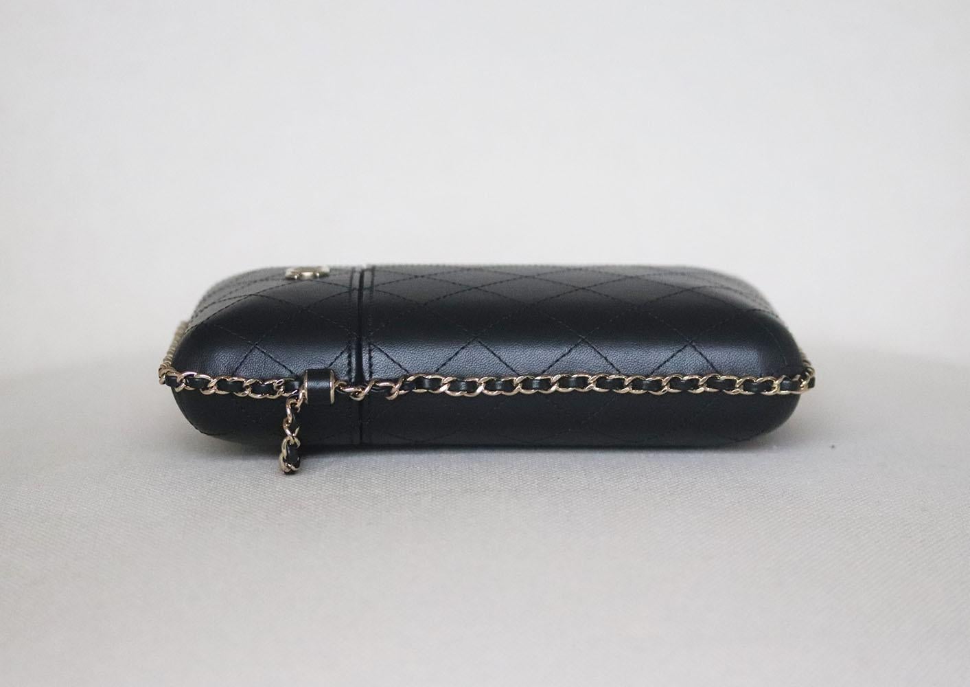 chanel phone holder bag