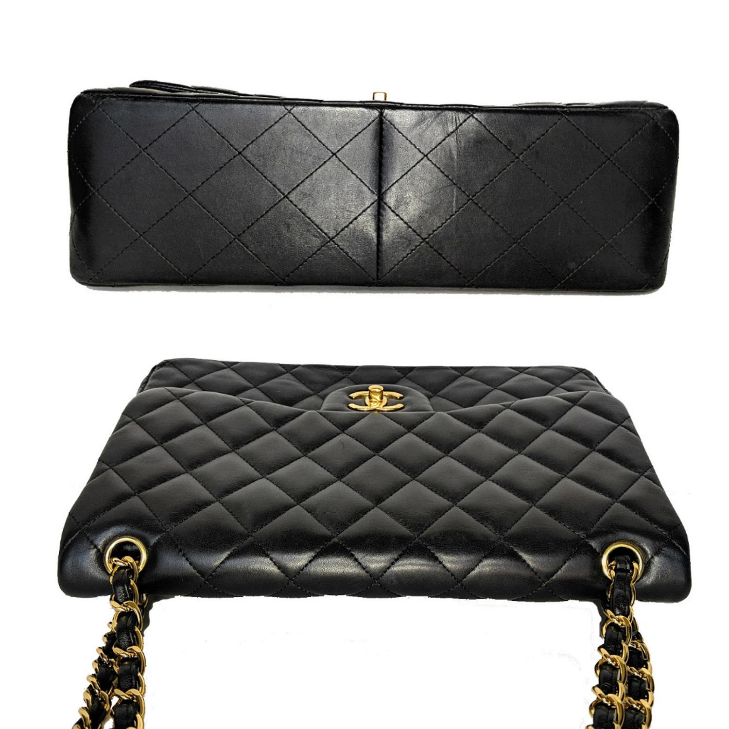 Chanel Quilted Lambskin Classic Double Jumbo Flap 1