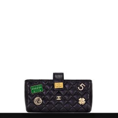 Chanel 2016 Limited Edition Quilted Lambskin Lucky Charm Casino Crossbody Clutch