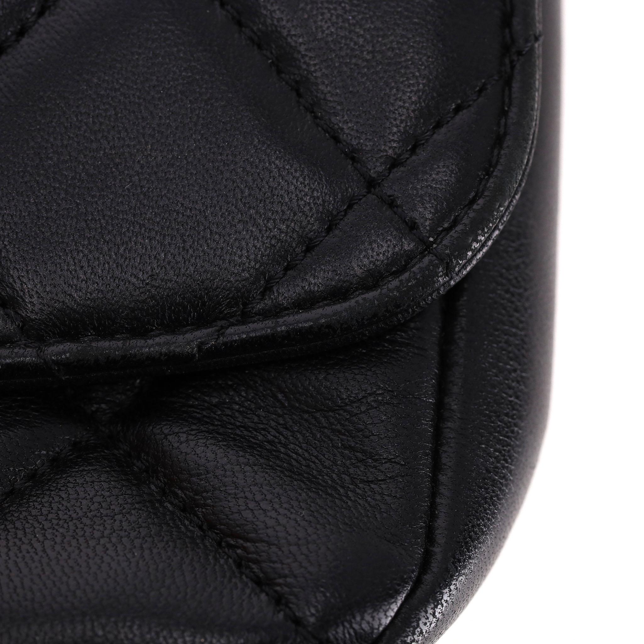 Chanel Quilted Lambskin Flap Bag With Coco Chanel Coin Detail 11