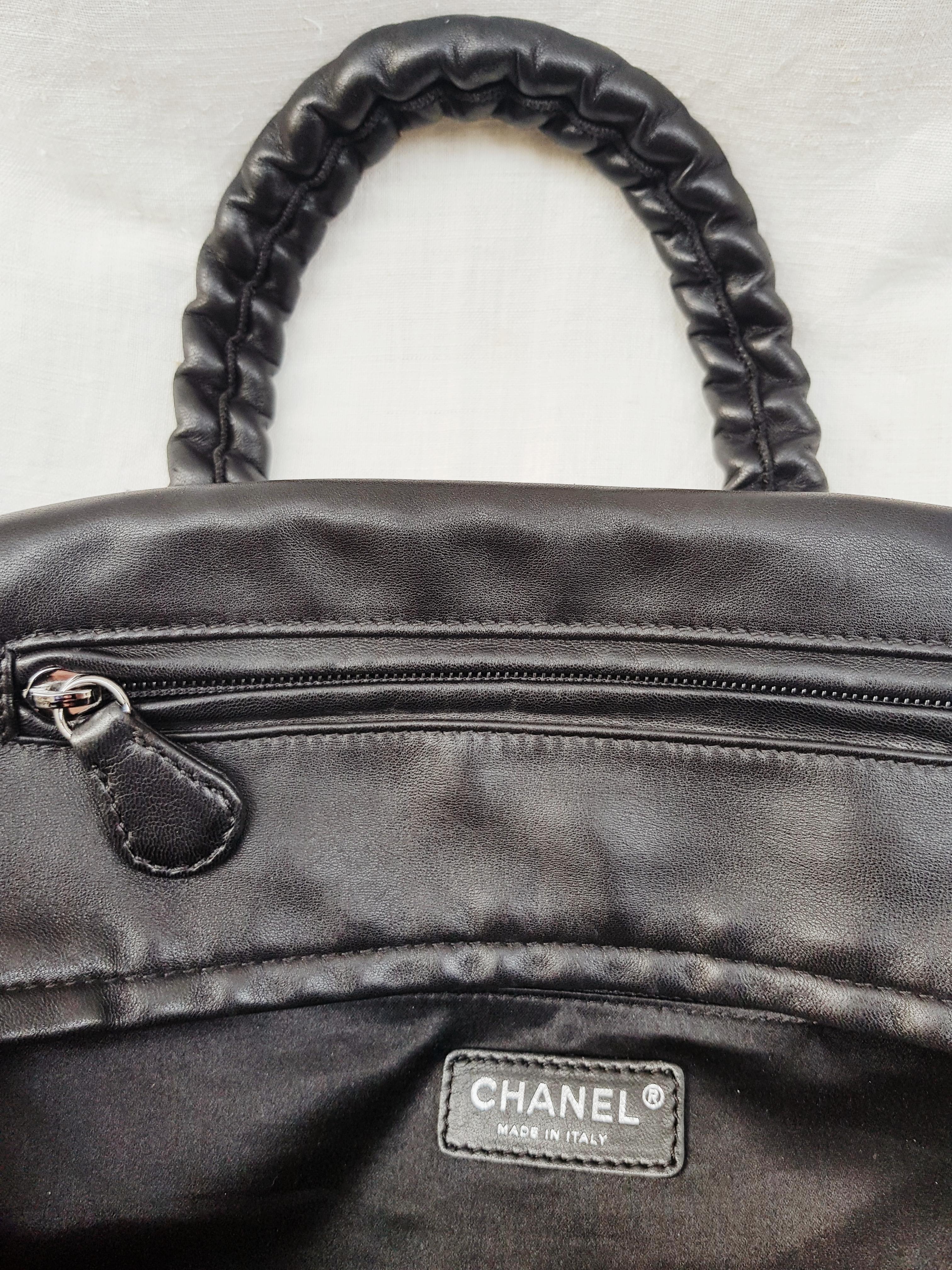 CHANEL quilted lambskin Large hidden chain bag For Sale 1