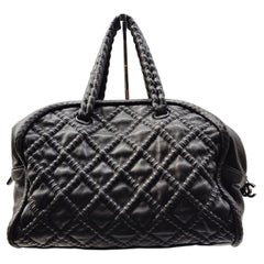 CHANEL quilted lambskin Large hidden chain bag