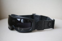 Chanel Quilted Lambskin Leather Protective Ski Goggles
