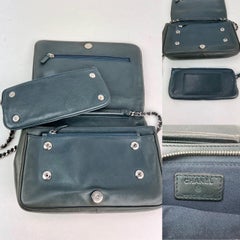 Chanel Quilted Lambskin Stitched Wallet on a Chain Crossbody Bag