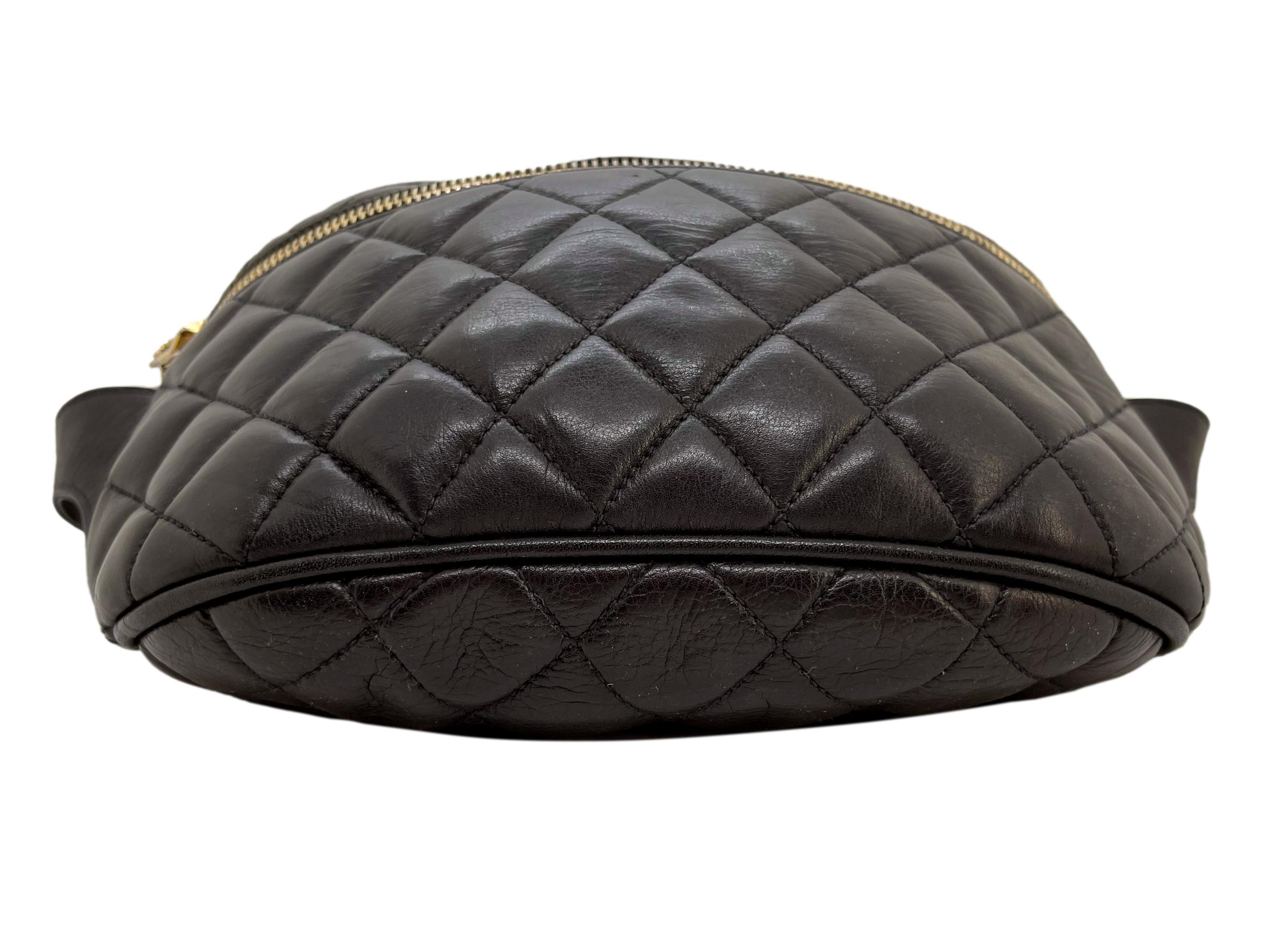 Chanel Quilted Lambskin Waist Belt Bum Bag with Gold Hardware, 1985. 3