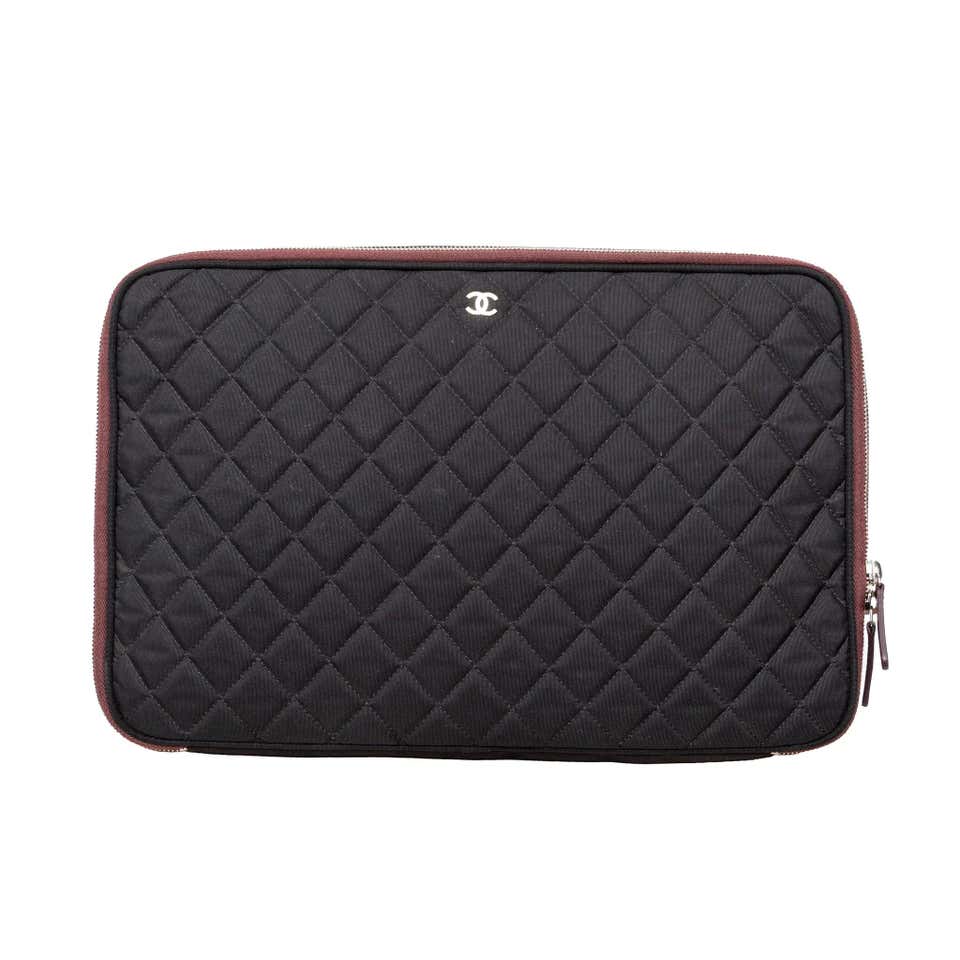 Computer Backpack Chanel Chanel Quilted Leather Camera Bag - '10s For Sale at 1stDibs