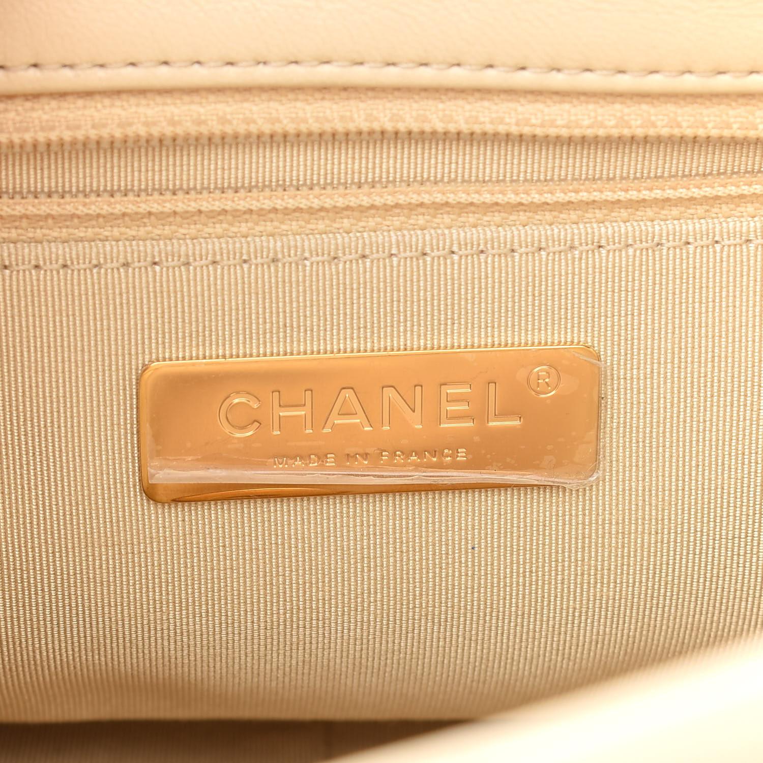 chanel lambskin flap