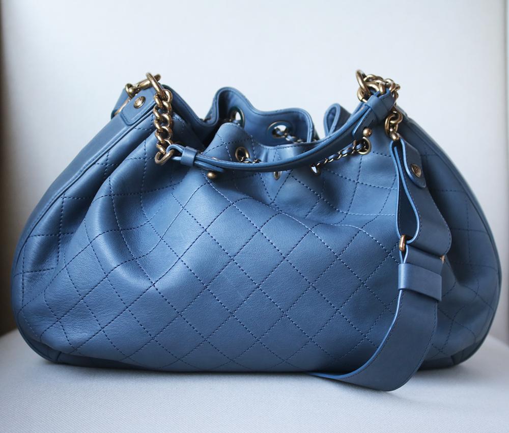 Chanel Quilted Leather Bucket Bag  1