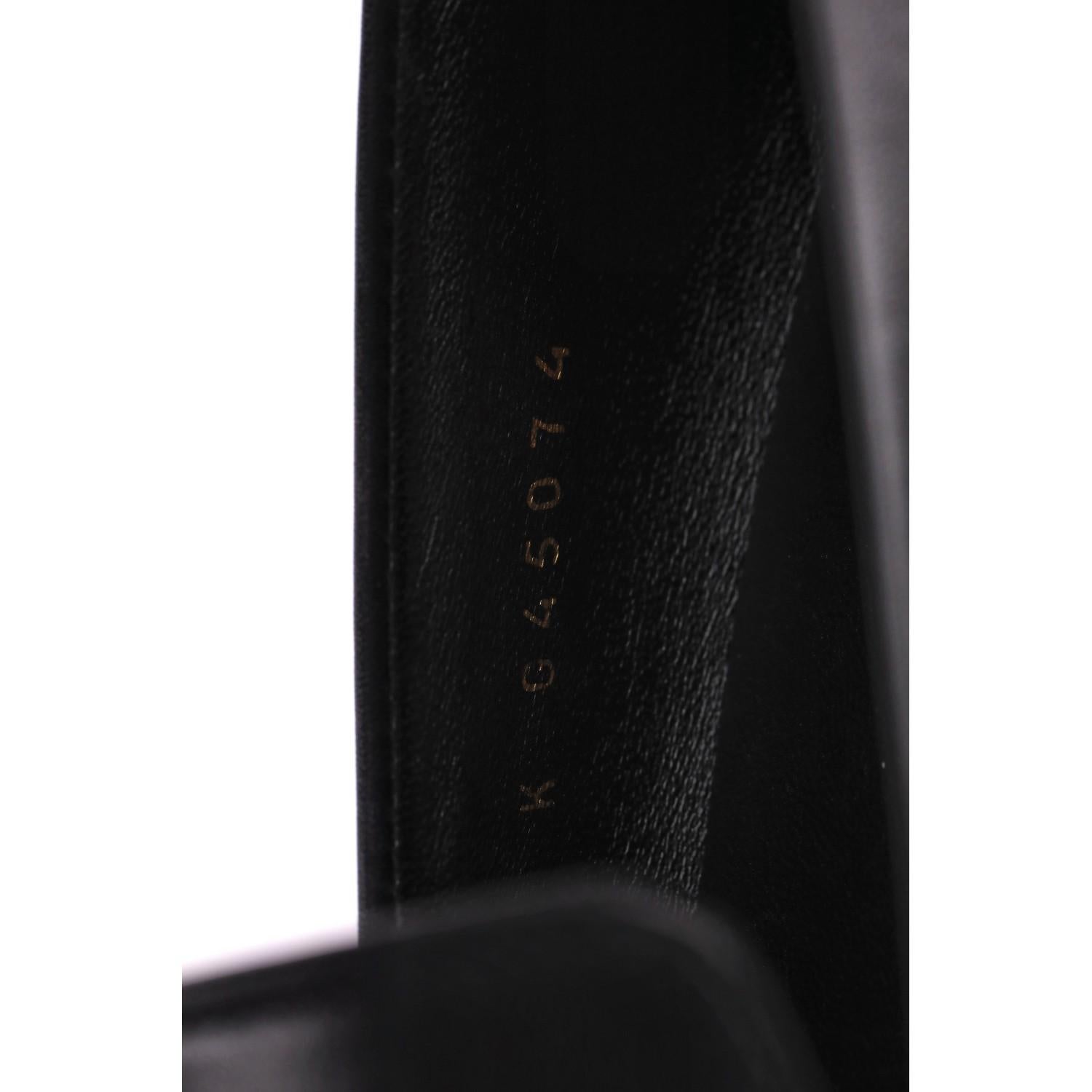 Chanel Quilted Leather 'CC' Logo Loafers 7