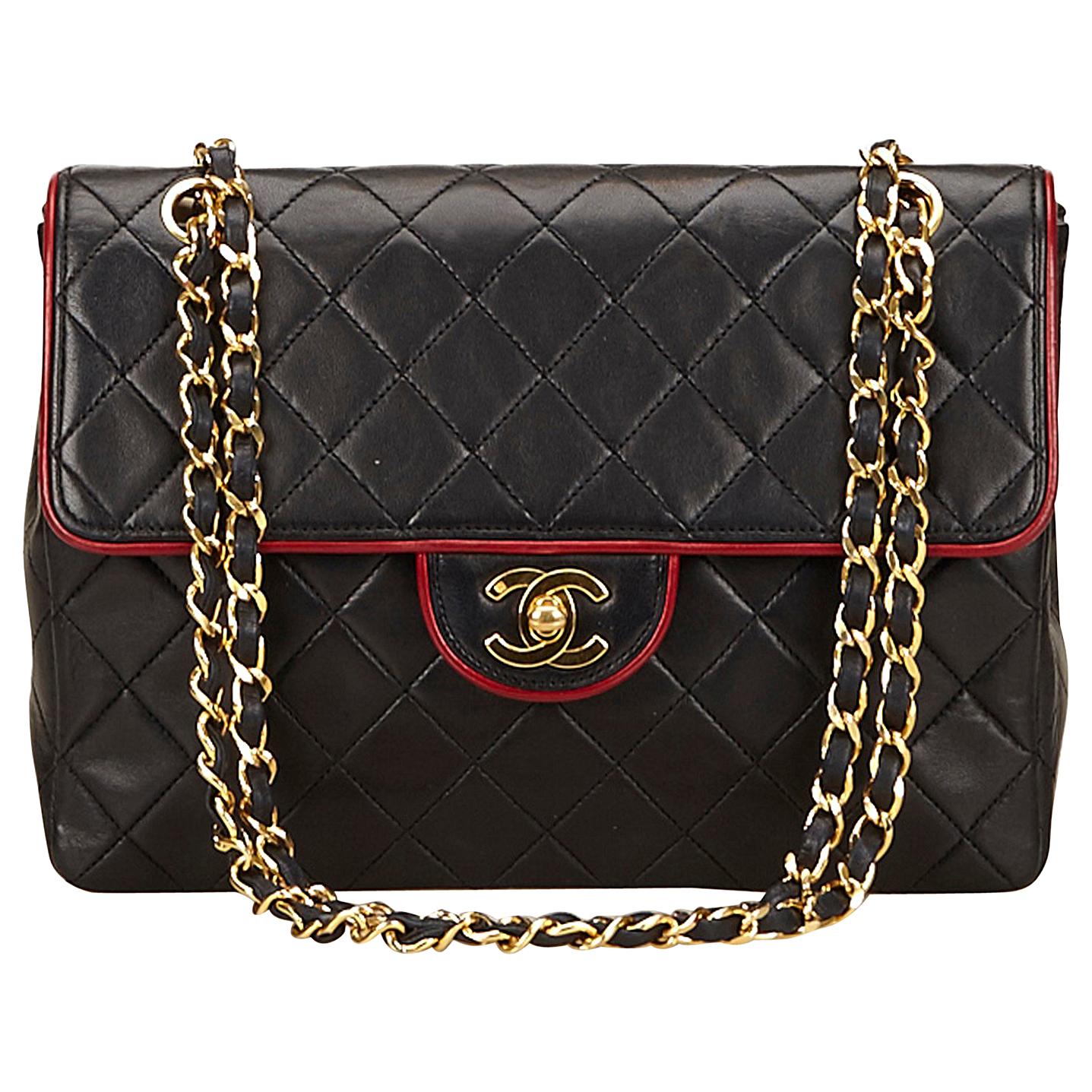 Chanel Quilted Leather Flap Bag