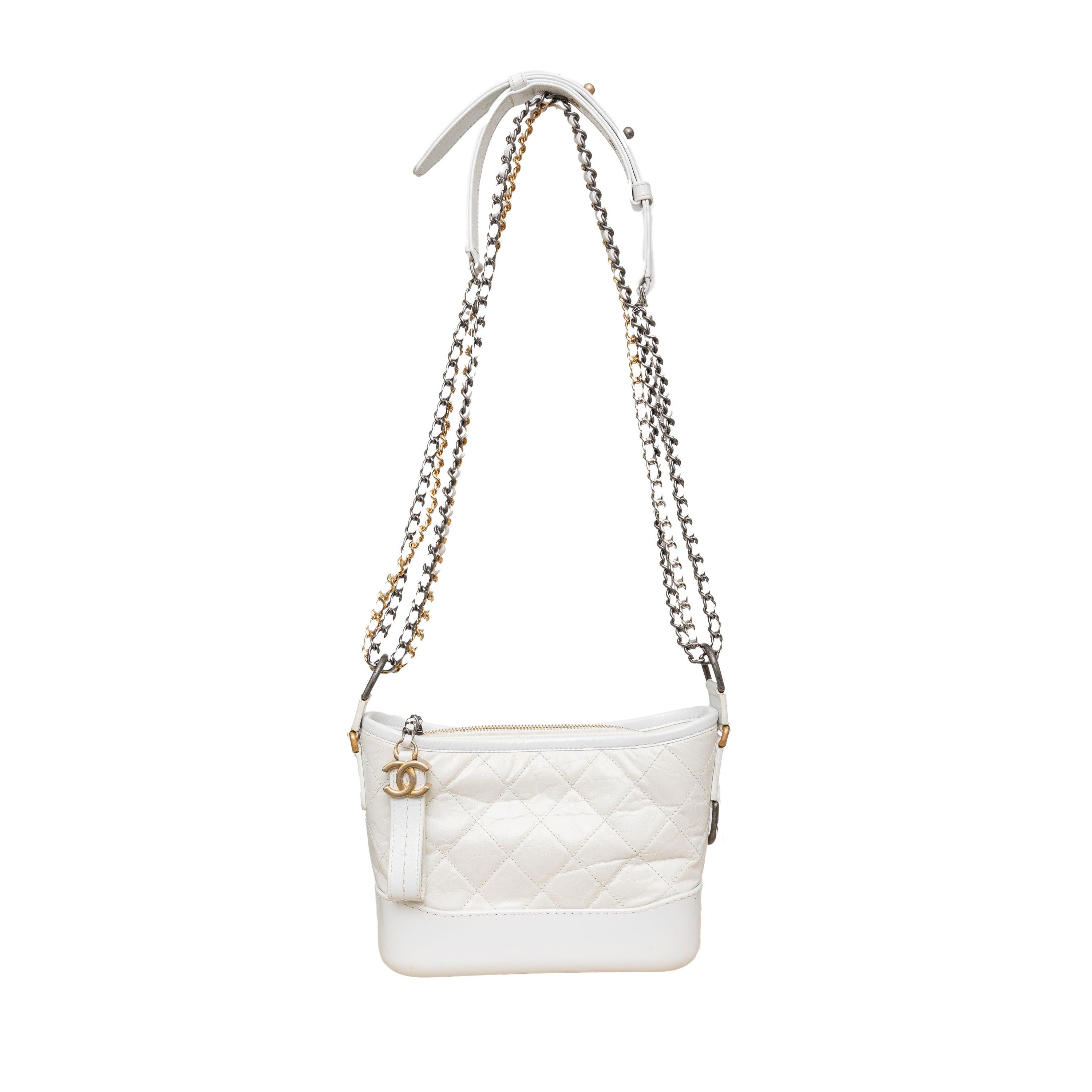 Women's Chanel Quilted Leather Gabrielle Hobo Bag - '10s For Sale
