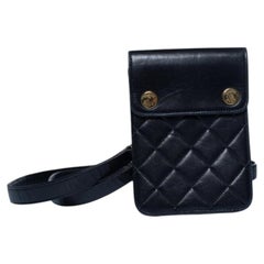 Chanel, Quilted leather mini crossbody bag
