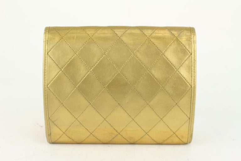 Gold Chanel Mini Flap Bag - 193 For Sale on 1stDibs