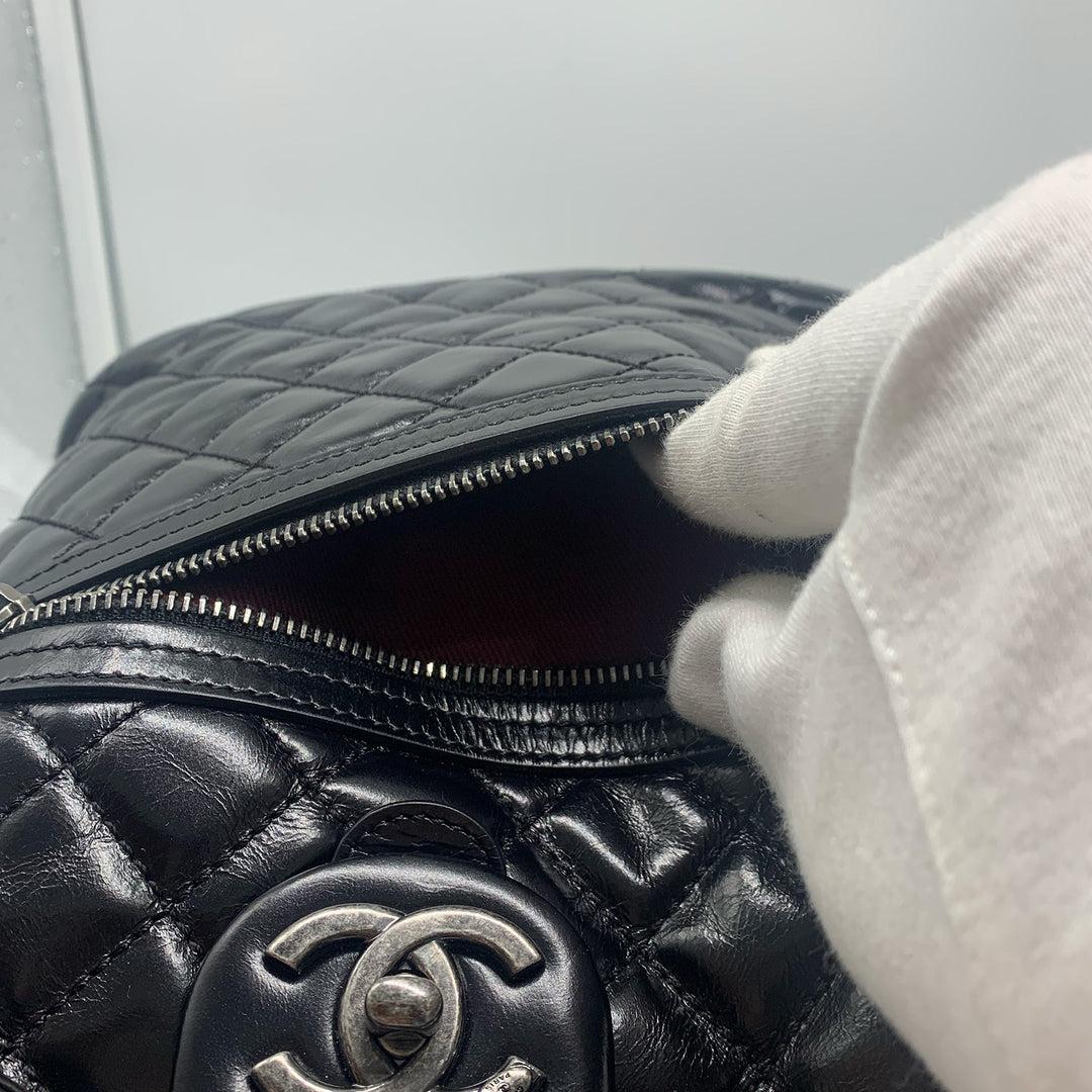 Chanel Quilted Mountain Backpack In Black For Sale 9