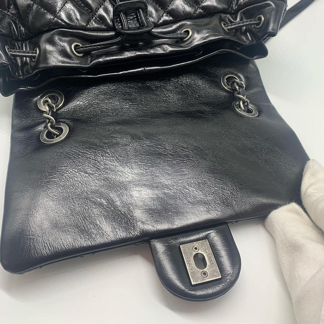 Chanel Quilted Mountain Backpack In Black For Sale 10