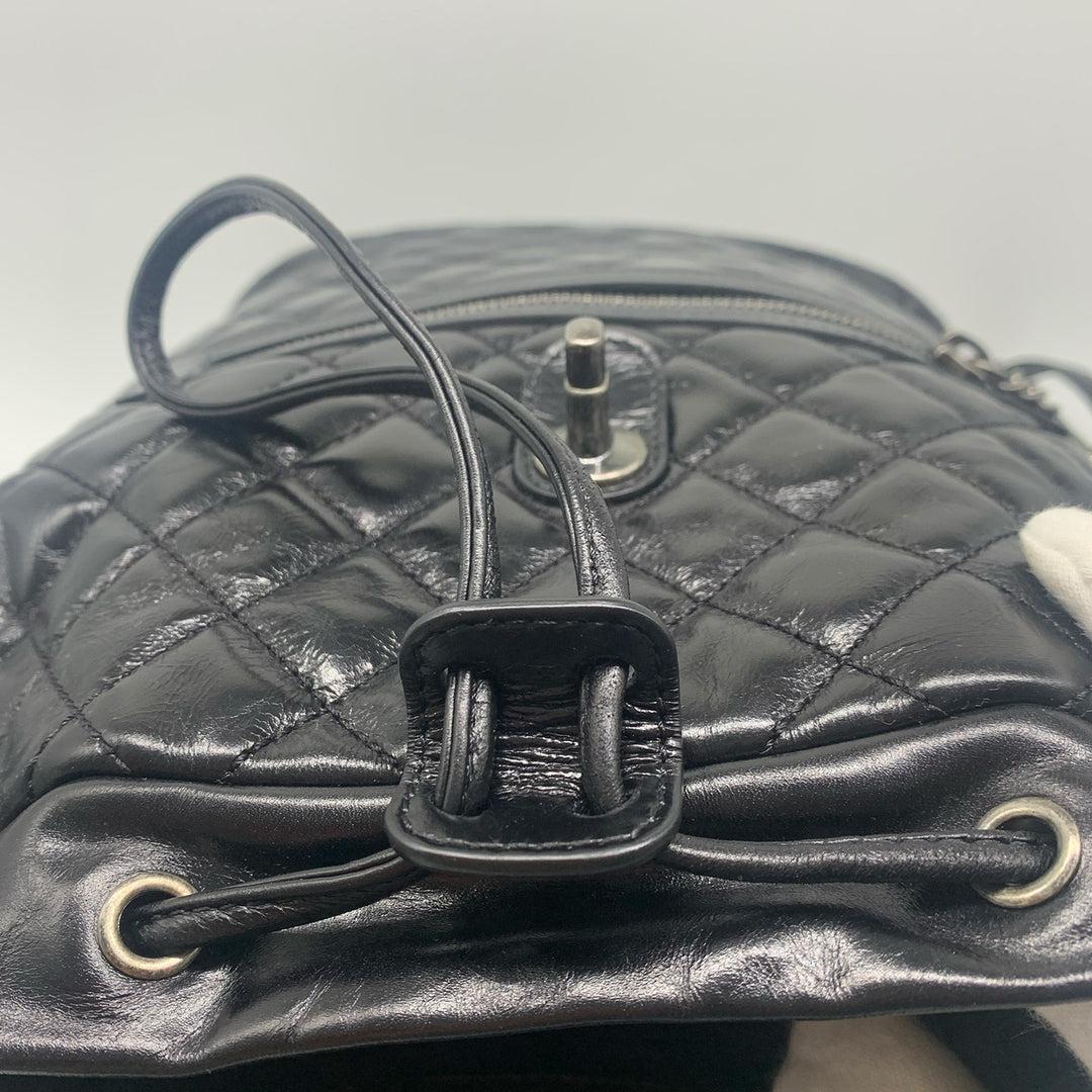 Chanel Quilted Mountain Backpack In Black For Sale 13