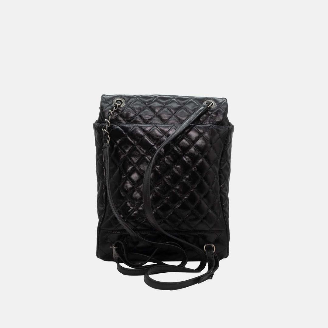 For Chanel's 2015 Prefall Métiers d'Art collection. In this collection, Karl Lagerfeld took inspiration from 'The Sound of Music but transformed the show set into a rococo salone. Introducing the Chanel Mountain Backpack, crafted from house
