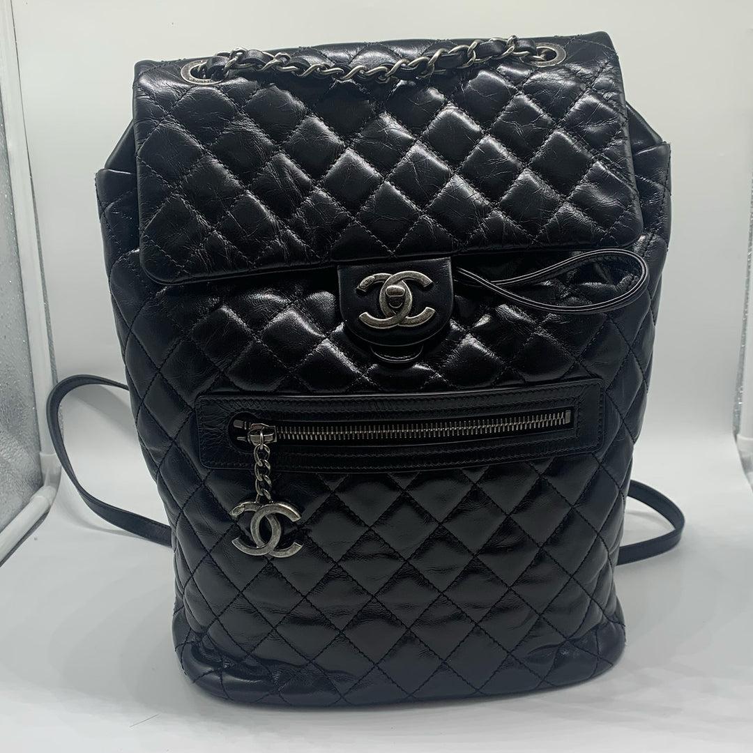 Chanel Quilted Mountain Backpack In Black For Sale 1