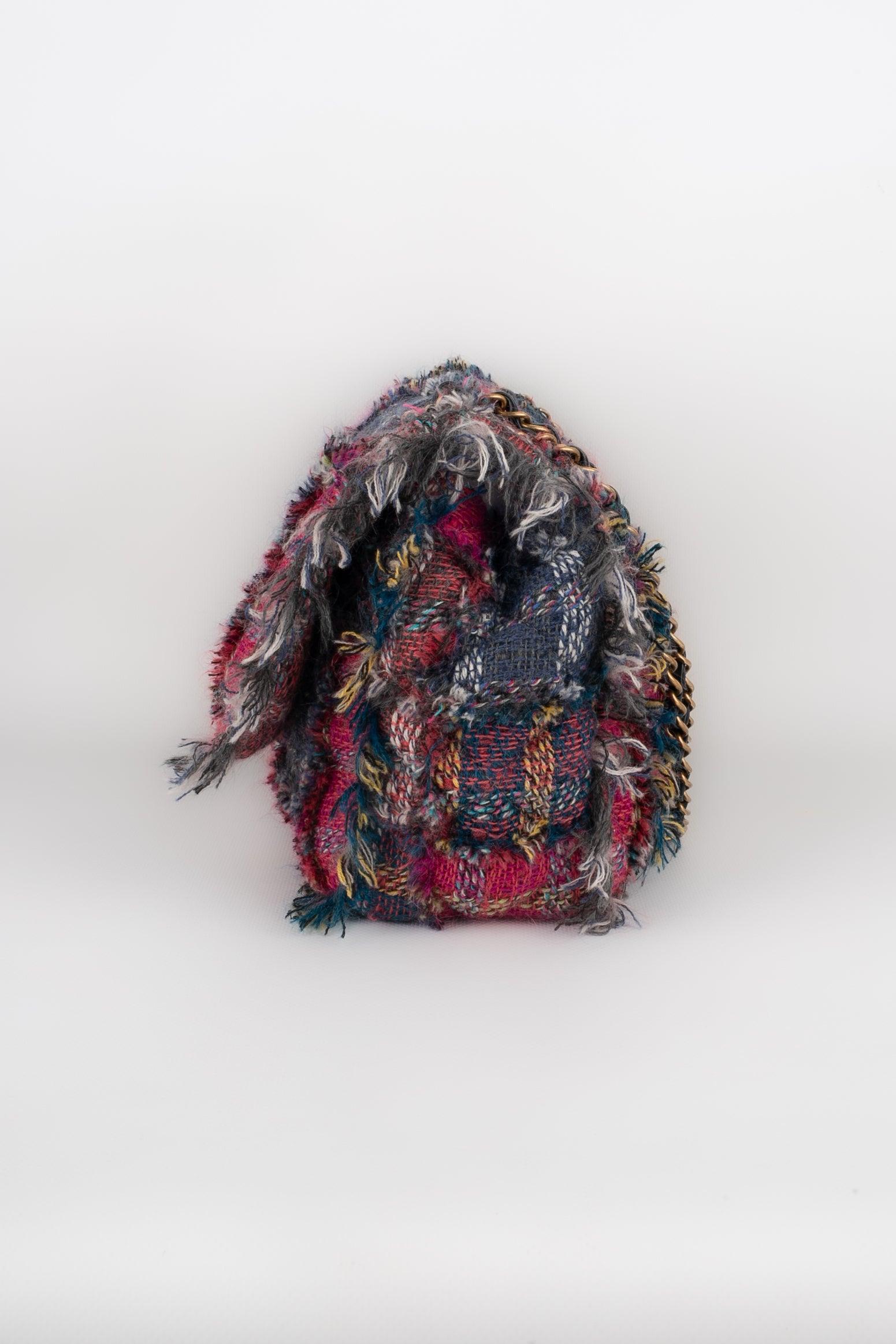 De las mujeres Chanel Bolso Acolchado de Tweed Multicolor, 2014/2015 en venta