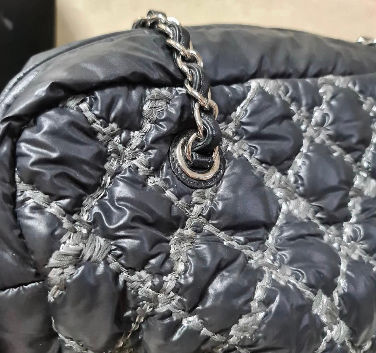 Chanel Quilted Nylon Shoulder Bag Medium 1