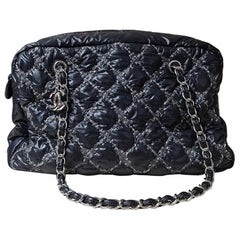 Chanel Quilted Nylon Shoulder Bag Medium