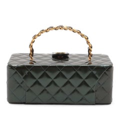 Chanel Quilted Patent Vanity Box