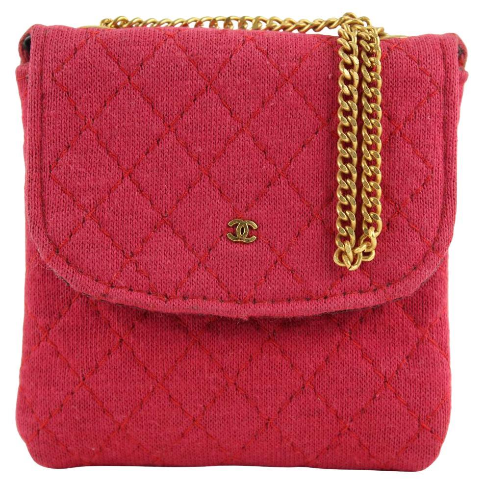 Chanel Classic Medium Red Lambskin Leather Double Flap Bag at 1stDibs