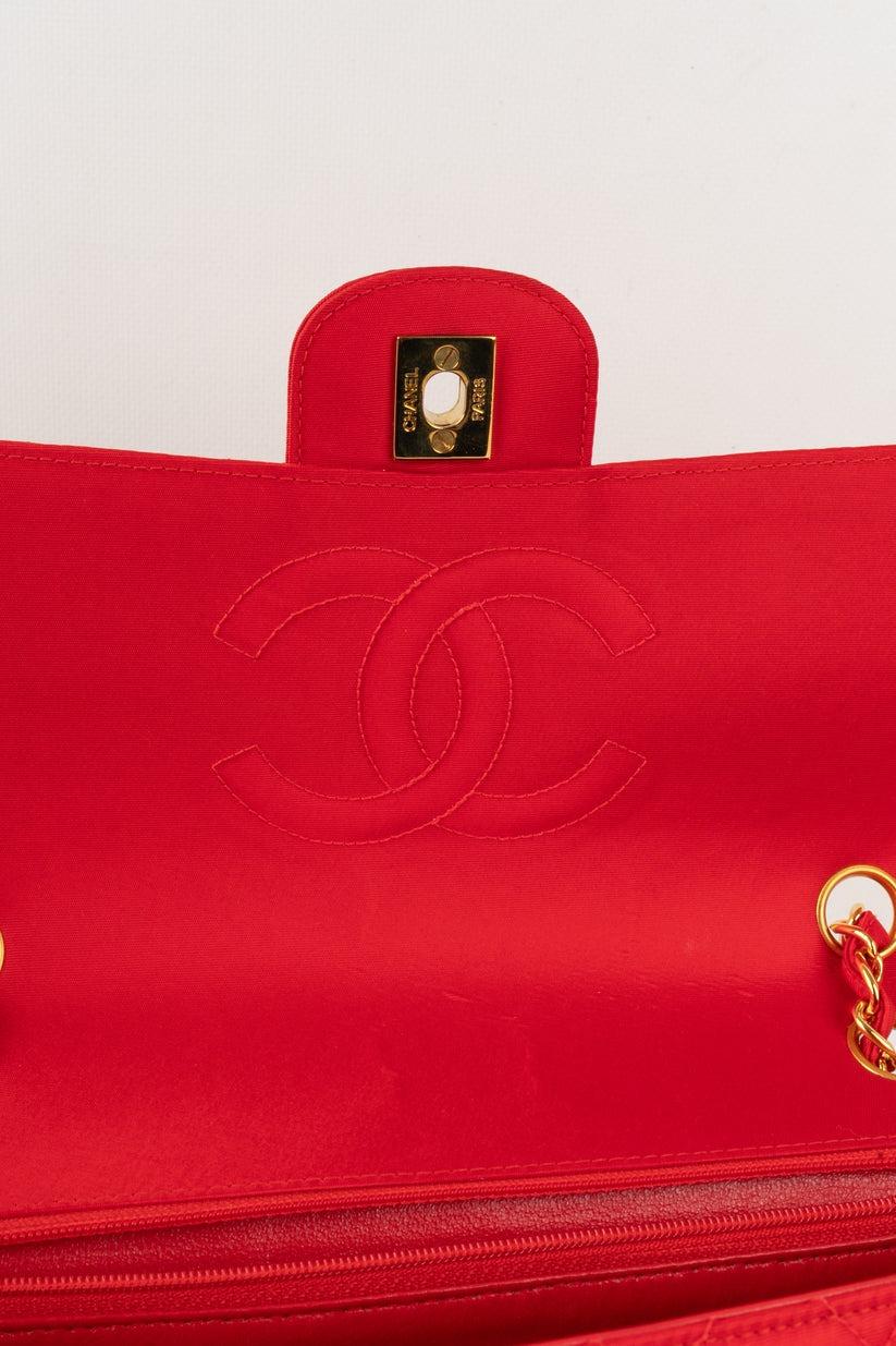 Chanel Quilted Red Timeless Bag with Golden Metal Elements, 1994/1996 For Sale 6