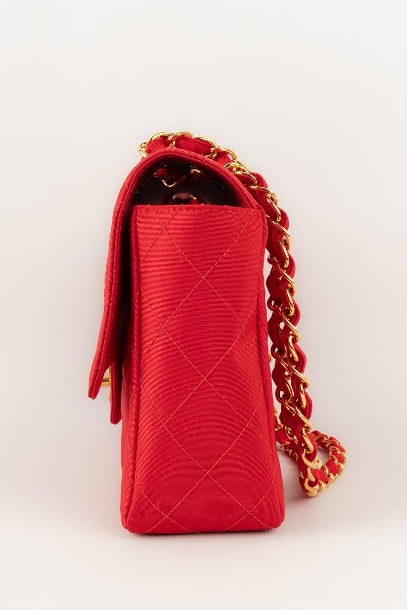 Women's Chanel Quilted Red Timeless Bag with Golden Metal Elements, 1994/1996 For Sale