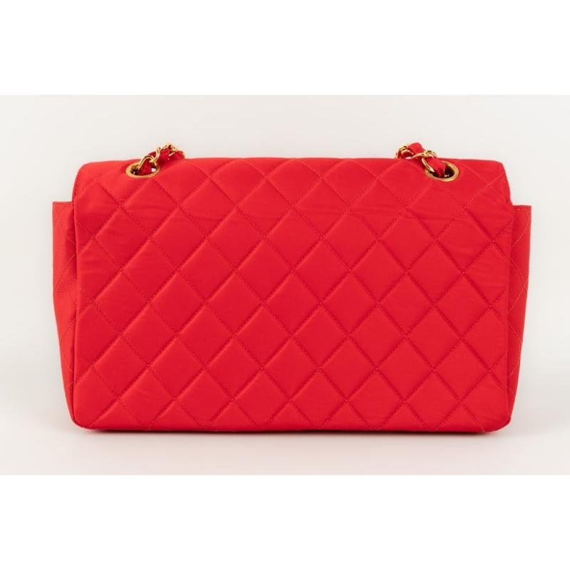 Chanel Quilted Red Timeless Bag with Golden Metal Elements, 1994/1996 For Sale 1