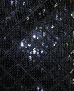 CHANEL by Karl Lagerfeld Quilted Sequin Skirt  1989 as seen in Met Museum NYC 36