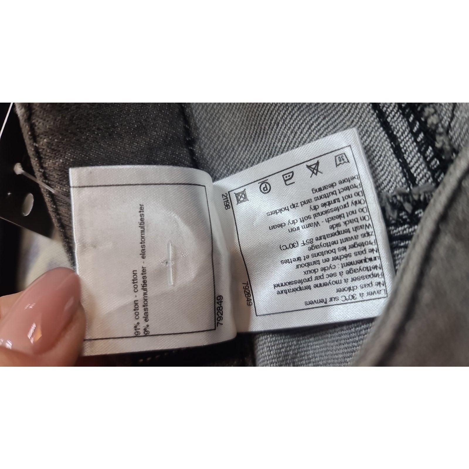De las mujeres Chanel vaqueros pitillo acolchados Sz.40 en venta