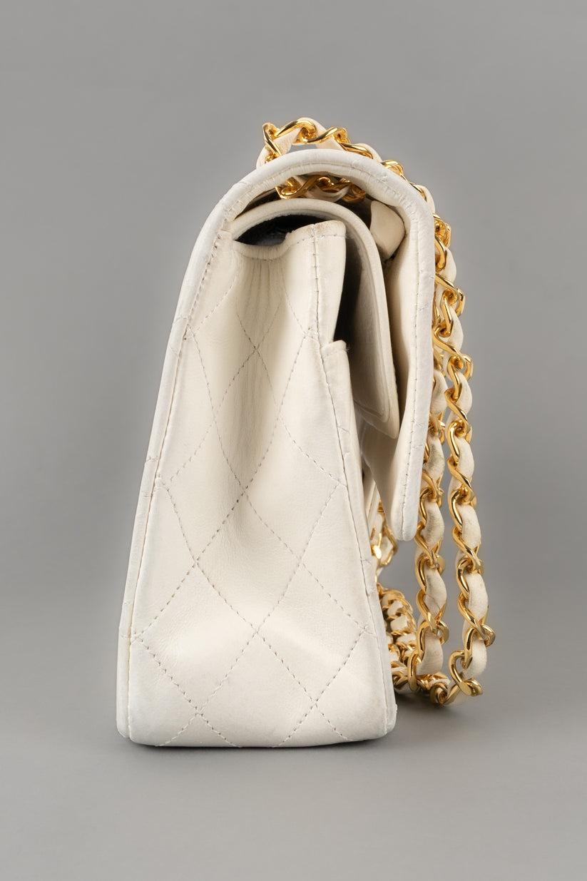 Women's Chanel Quilted White Leather Timeless Bag, 1986/1988