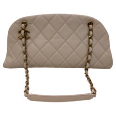 Chanel Quilted WHITE Mademoiselle Shoulder Bag