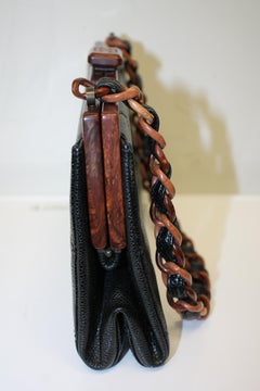 Chanel Quilted Wood Frame Bag