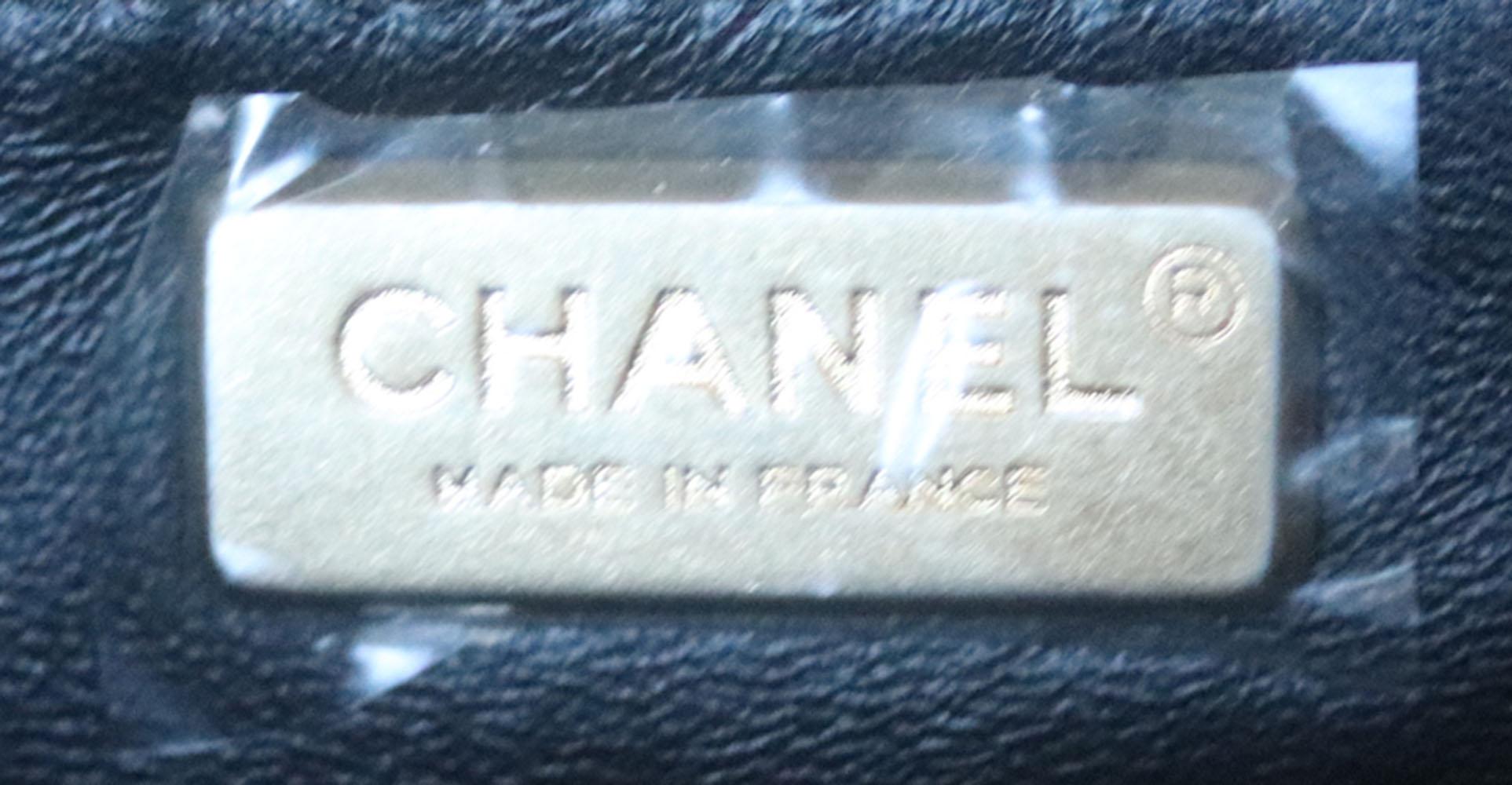 Chanel Rabbit Fur-Trimmed Lambskin Medium Boy Flap Bag 6