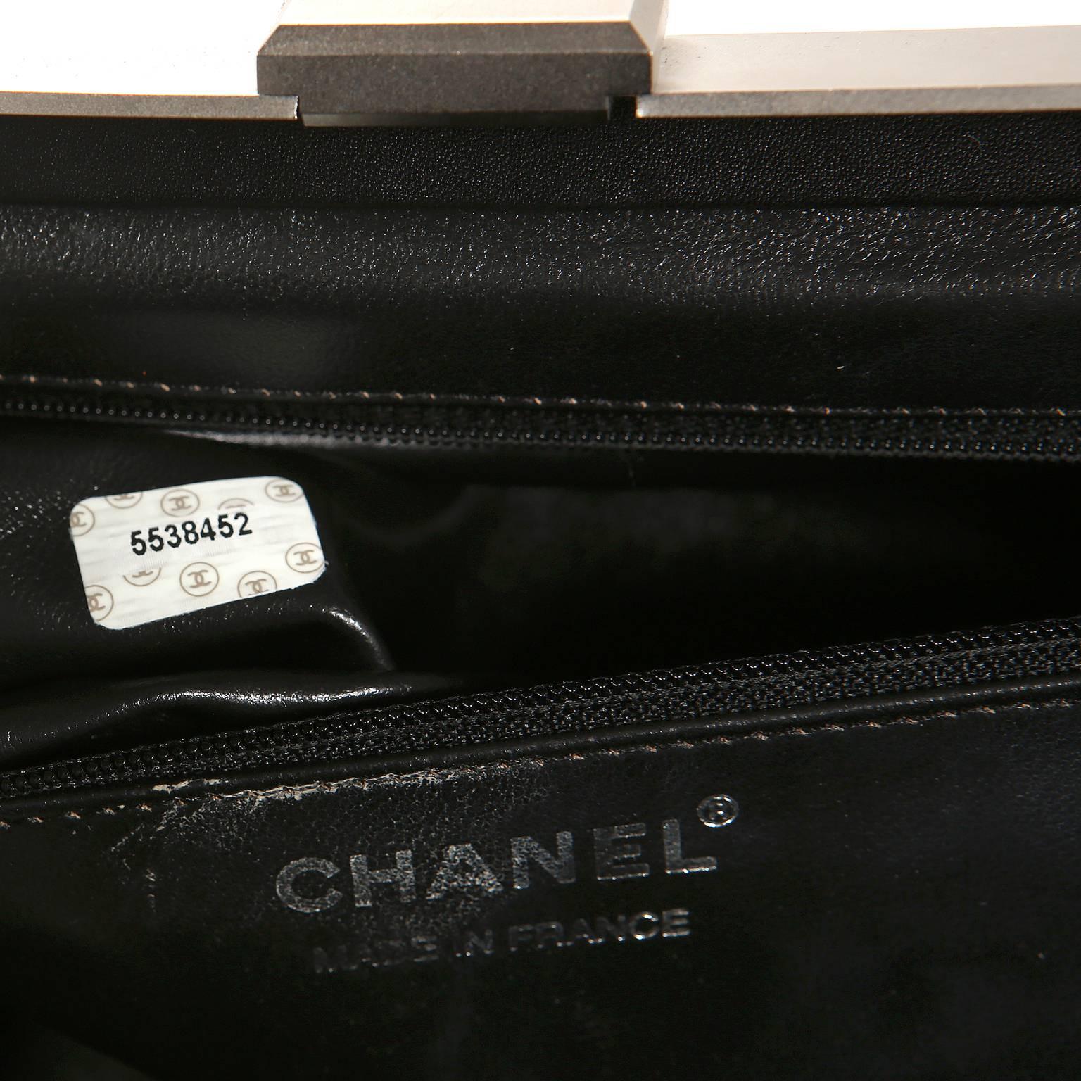 Chanel Raffia Straw  Framed Bag 3