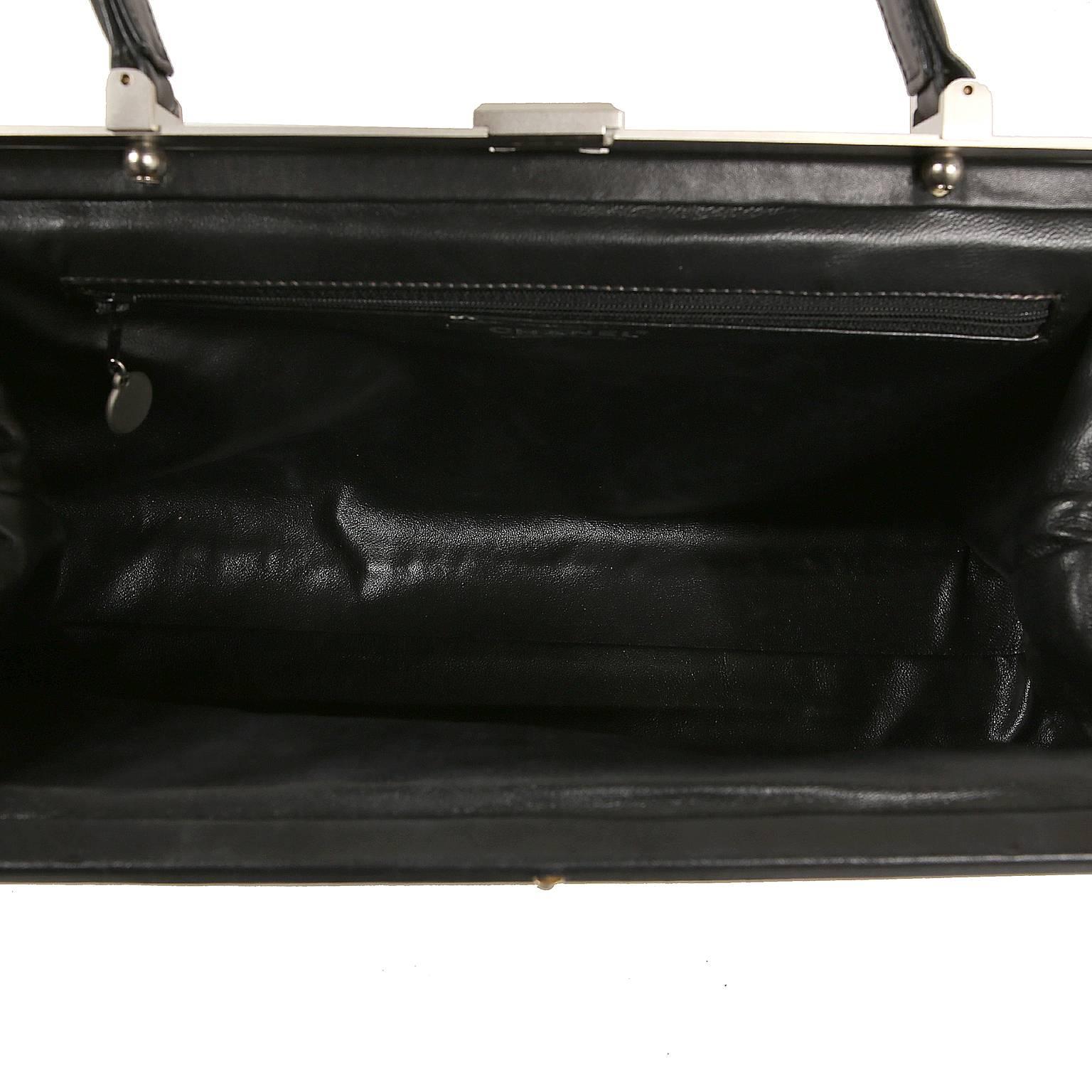 Chanel Raffia Straw  Framed Bag 1