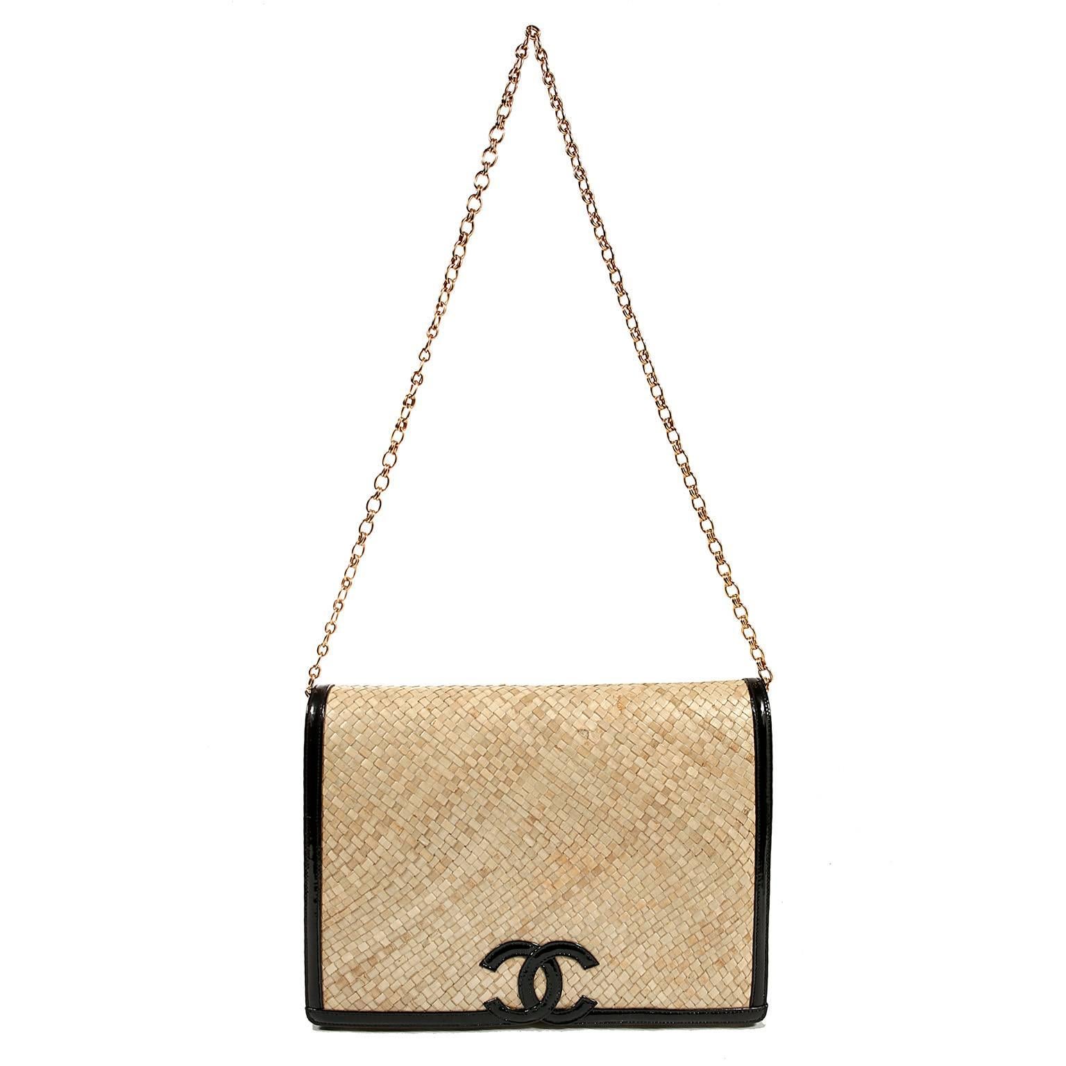 Chanel Raffia Woven Flap Bag by Amen Wardy 2