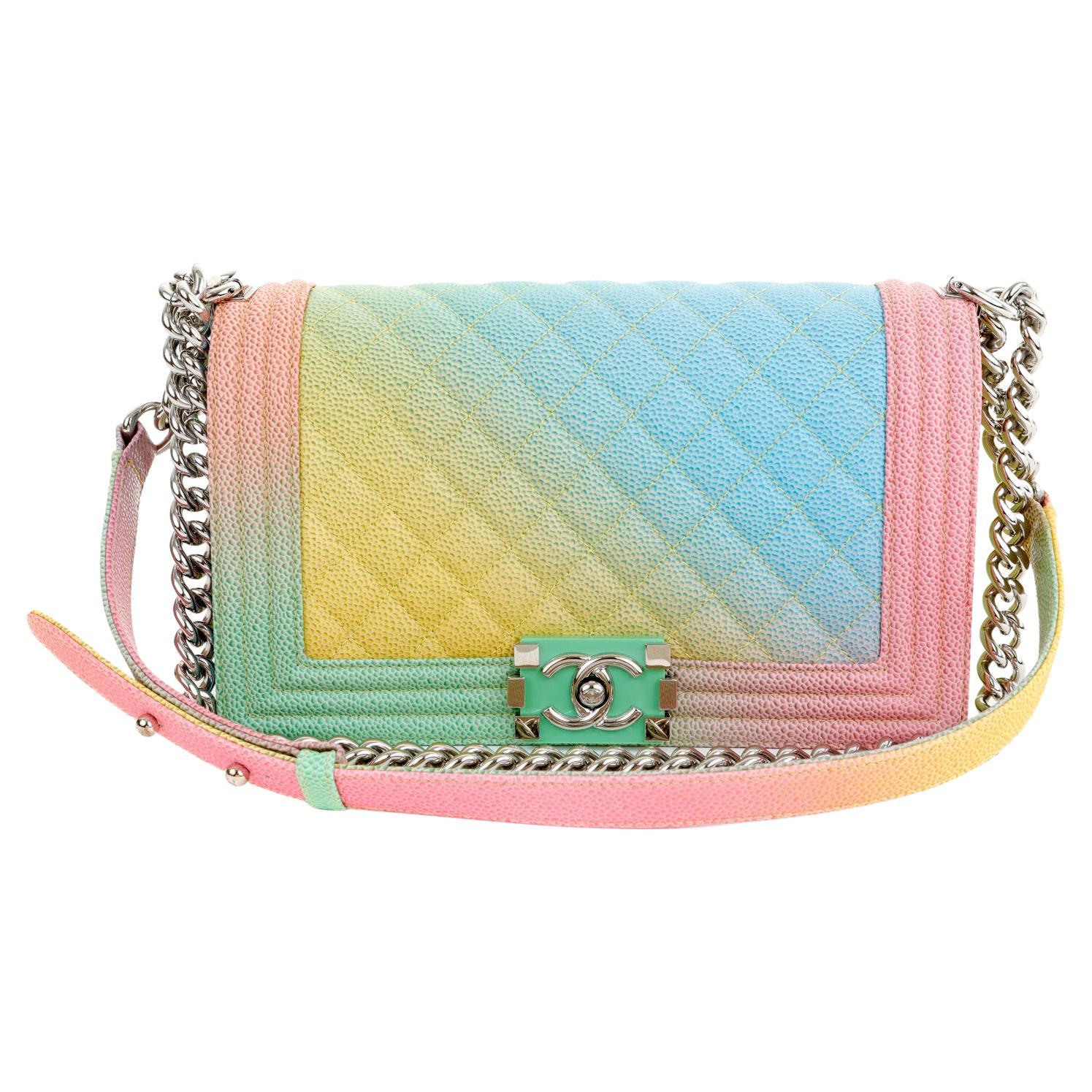 CHANEL, Bags, 2a Rainbow Sequin Chanel Deauville