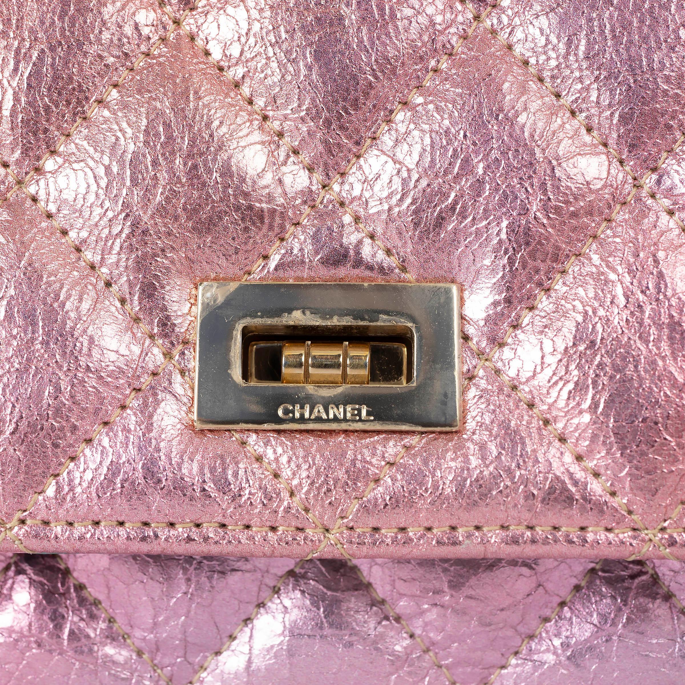 CHANEL rainbow leather 2020 MERMAID 2.55 REISSUE WOC Bag For Sale 2