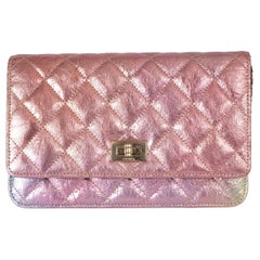 Chanel borsa in pelle arcobaleno 2020 MERMAID 2.55 REISSUE WOC