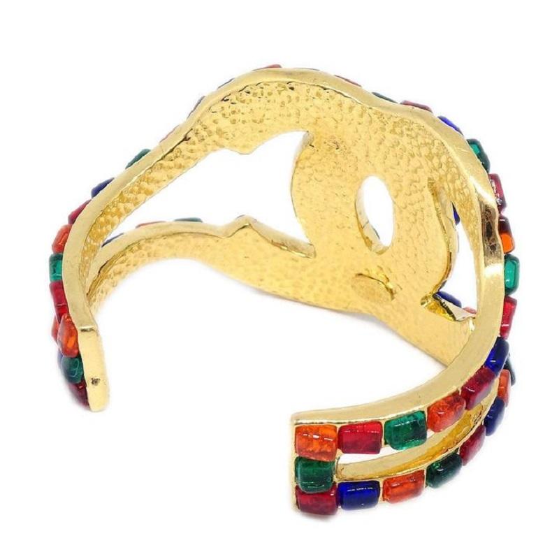 chanel rainbow brooch