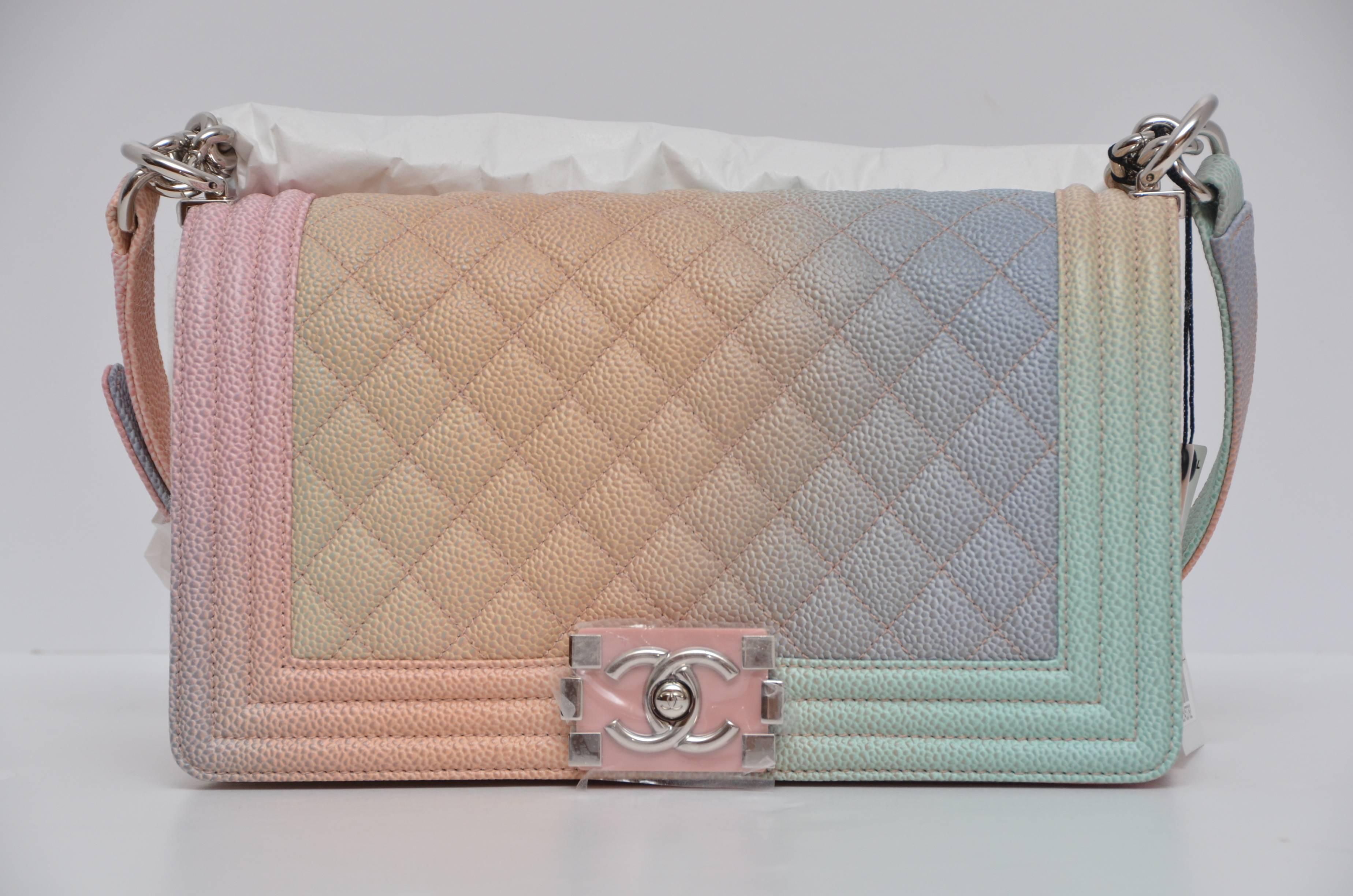 chanel rainbow bag