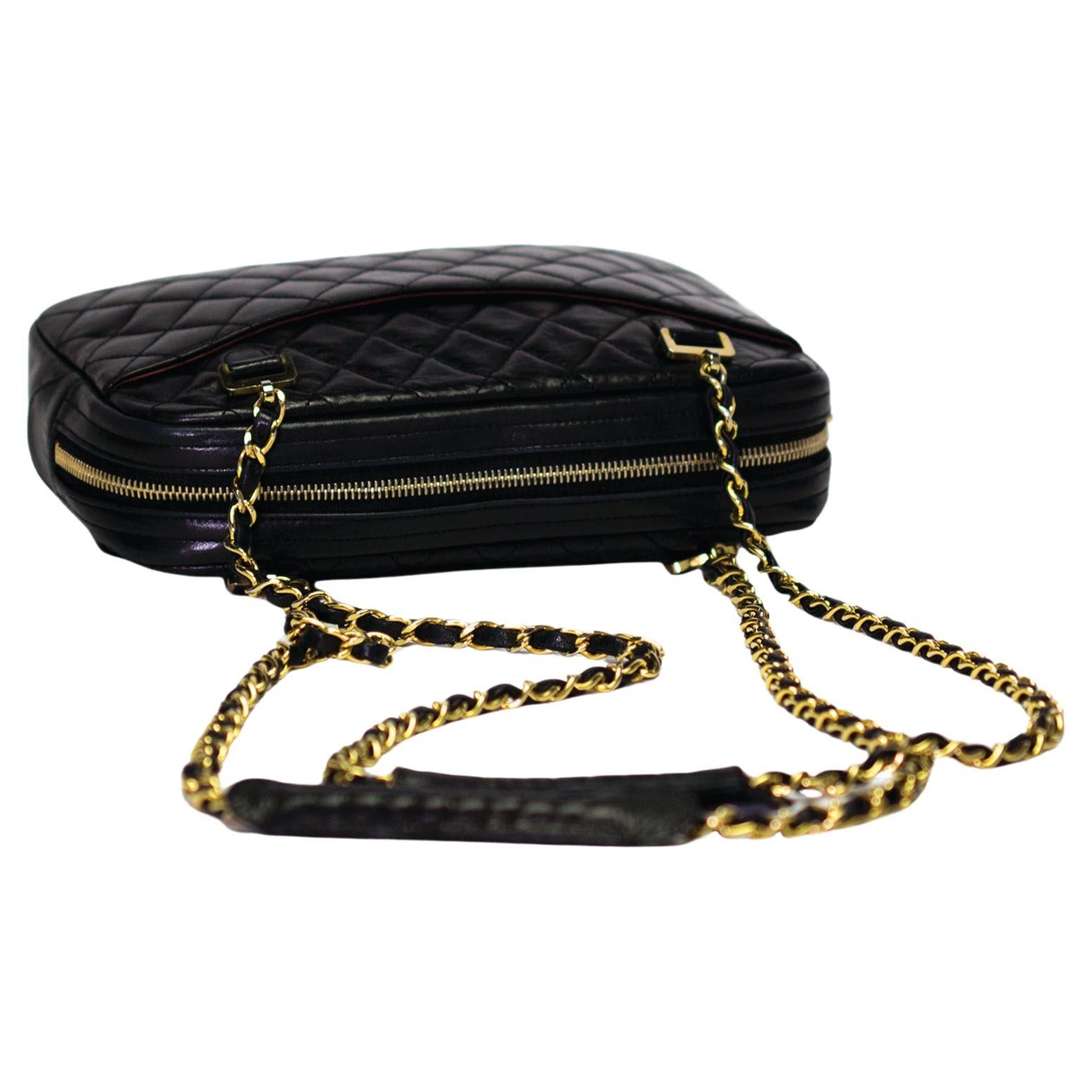 Chanel Seltene 1990 Vintage Mini-Umhängetasche mit gestepptem Umhängetasche 2