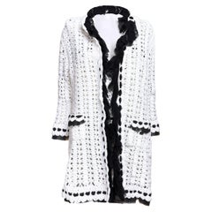 CHANEL Rare 2005 Collectors Crochet Couture Ensemble 40 FR