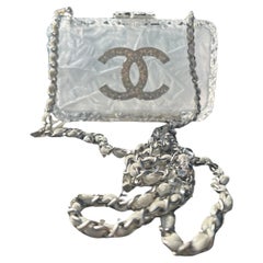 Chanel Rare 2010 Acrylic & Crystal Ice Cube Clutch