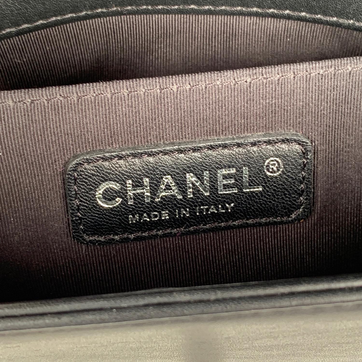 Chanel Rare 2014 Herringbone Chevron Silver Embroidered Boy Bag 6