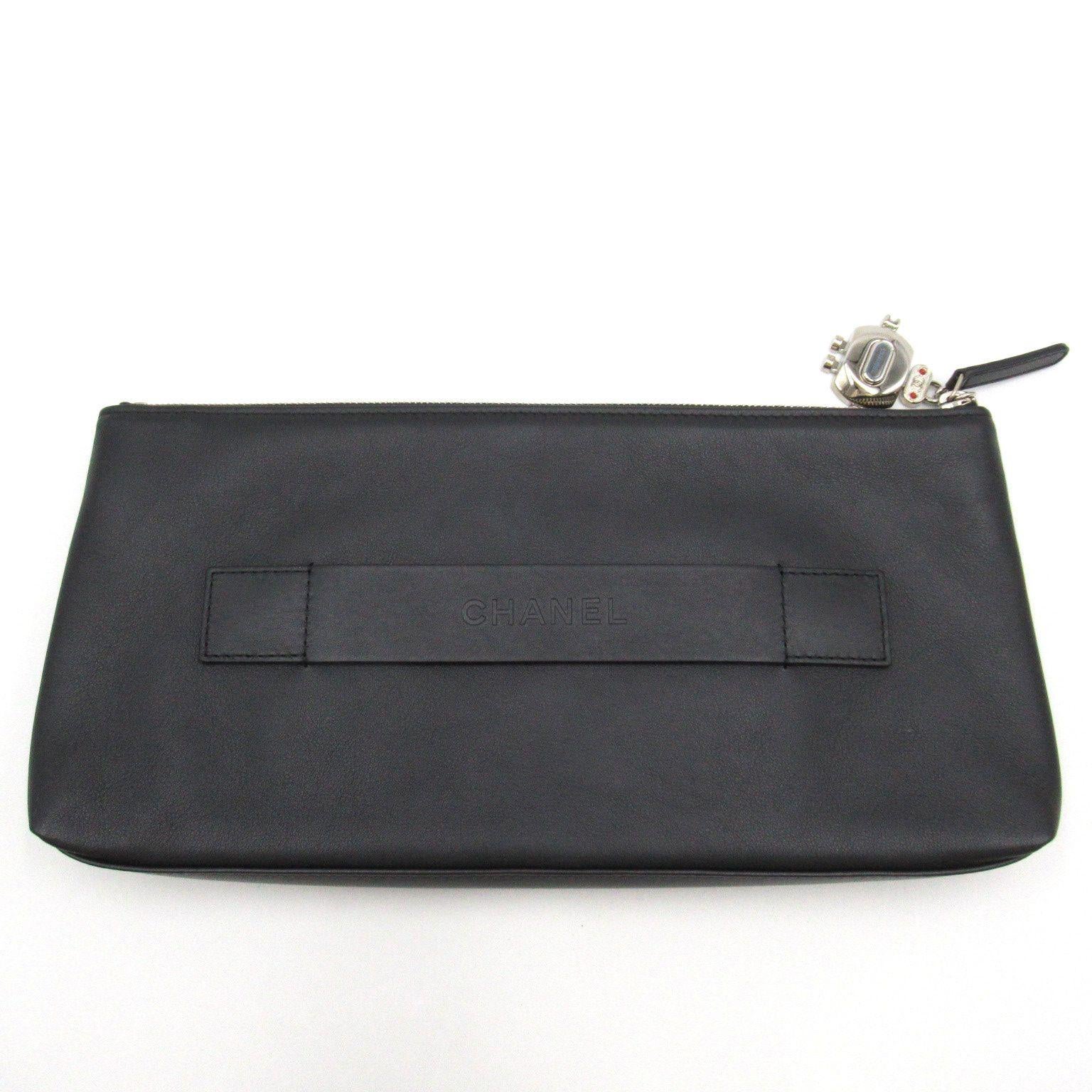 Chanel Rare 2017 Black Iconic Novelty Keyboard Clutch Bag In Excellent Condition In Houma, LA