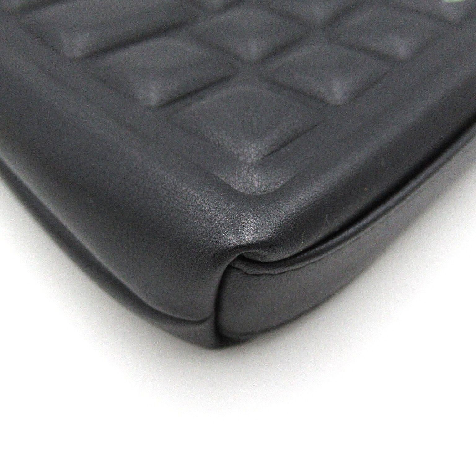 Chanel Rare 2017 Black Iconic Novelty Keyboard Clutch Bag 3